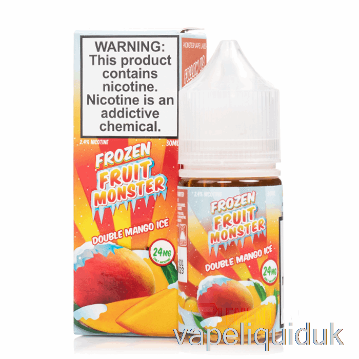 ICE Double Mango - Frozen Fruit Monster Salts - 30mL 48mg Vape Liquid